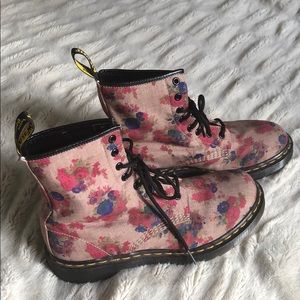 Floral Dr. Martens boots